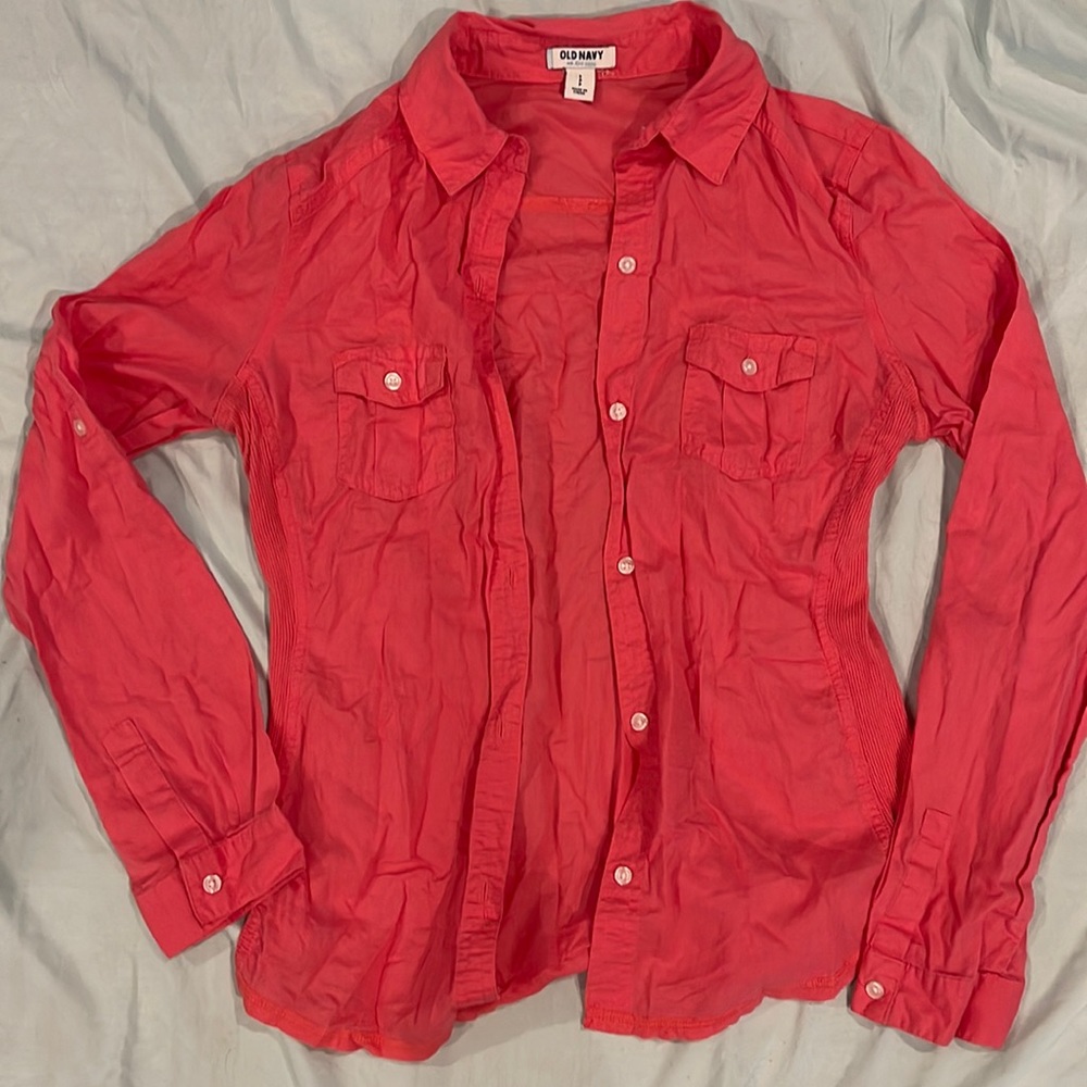 Pink Button down shirt